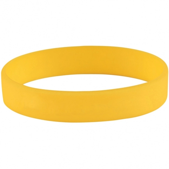 Yellow Tone-on-Tone Silicone Custom Wristband
