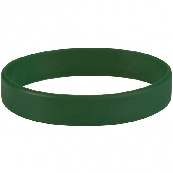 Forest Green Tone-on-Tone Silicone Custom Wristband