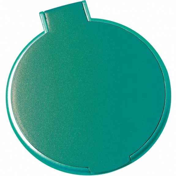 Translucent Green Full Color Round Compact Customized Mirrors