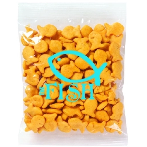Clear - Goldfish Crackers Promotional Snack Bag - 2 oz.