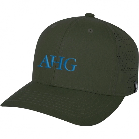 Green Xactly Stealth Polyester Custom Cap