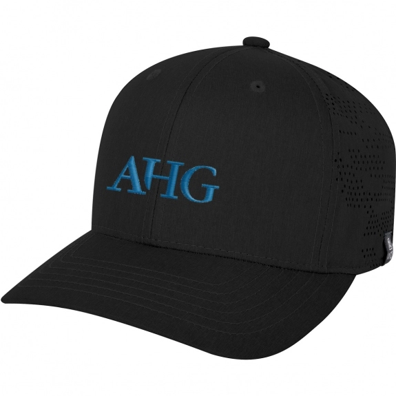 Black Xactly Stealth Polyester Custom Cap