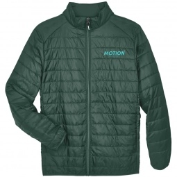 Core365 Prevail Packable Custom Puffer Jacket - Men's - Forest