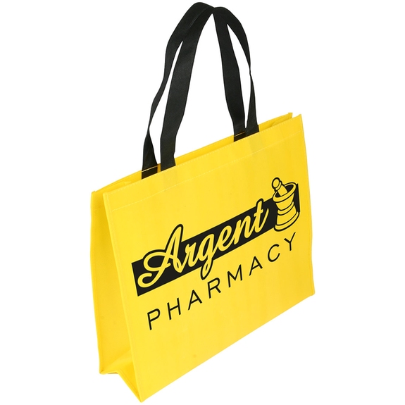 Yellow - XL Water Resistant Promotional Tote Bag