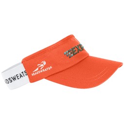 Sport safety orange Headsweats Custom Logo Visor