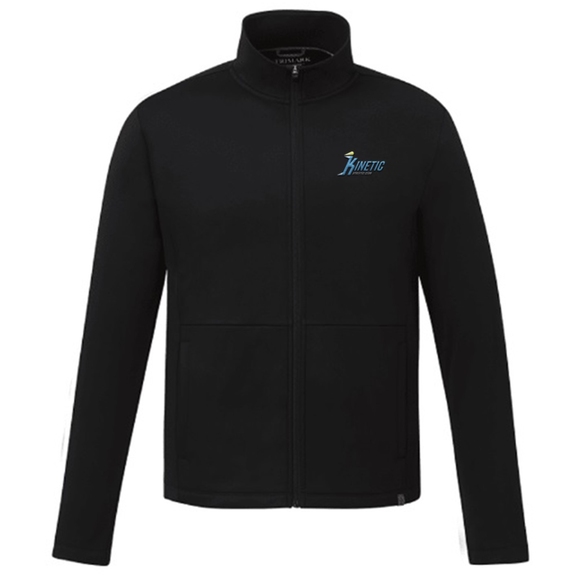 Black - Merritt Eco Knit Branded Full Zip Jacket - Men's