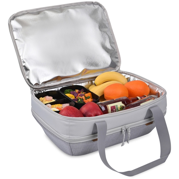 Lifestyle Parkview Insulated Branded Dual Food Carrier