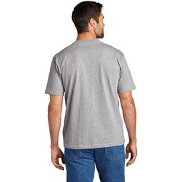 Back Carhartt&#174; Custom Short Sleeve Henley Shirt - Men's