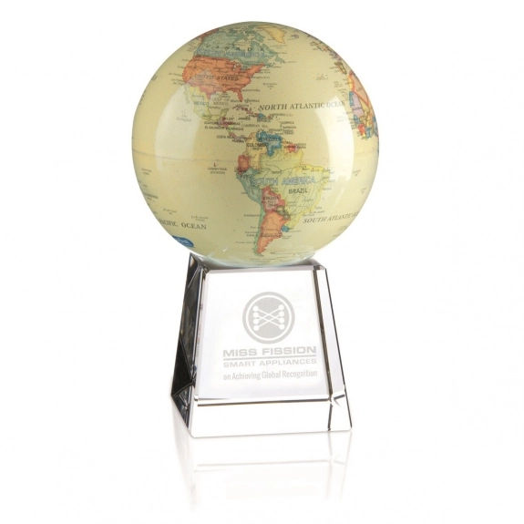 Antique Beige Jaffa Mova Globe Custom Award