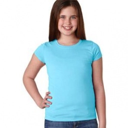 Cancun Blue Next Level Princess Custom T-Shirt - Youth