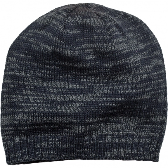 New Navy District Spaced-Dyed Beanie Custom Beanie