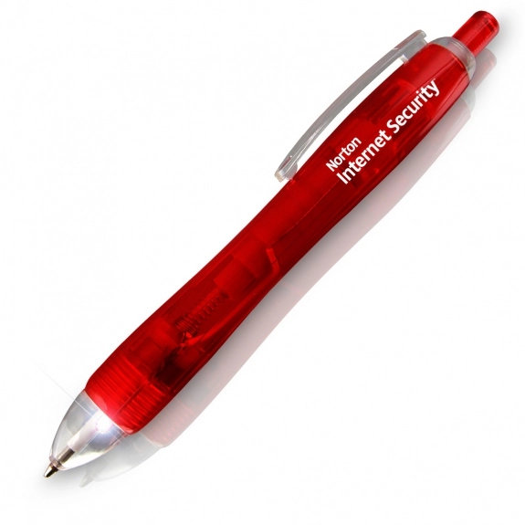 Red - Light-Up LED Promotional Pen