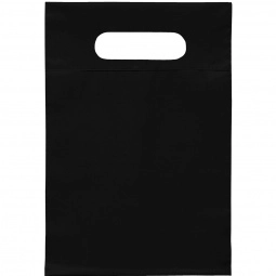 Black Recyclable Custom Plastic Bag - 7"w x 10.5"h