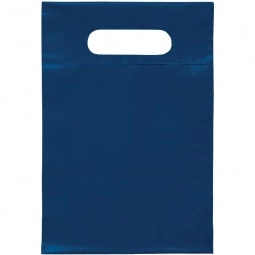 Navy Blue Recyclable Custom Plastic Bag - 7"w x 10.5"h