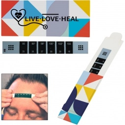 Full Color Reusable Forehead Thermometer w/ Custom Case