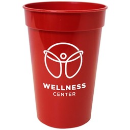 Red Smooth Promotional Stadium Cup - 17 oz.