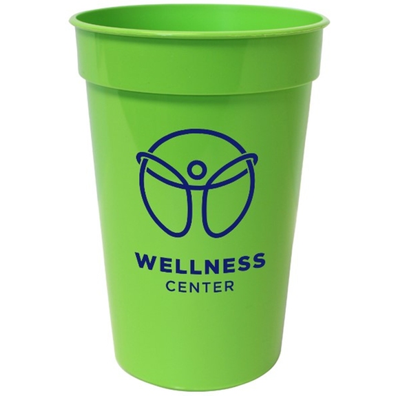 Lime Smooth Promotional Stadium Cup - 17 oz.