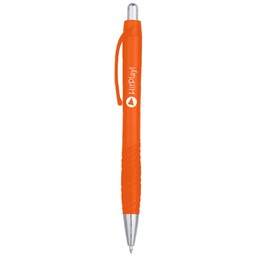 Orange - Glaze Rubber Promotional Pen