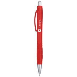 Red - Glaze Rubber Promotional Pen