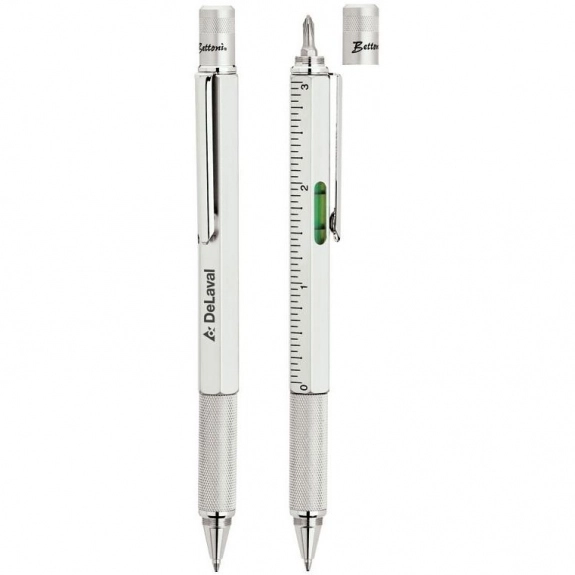 Silver Bettoni Graphica Level Multi-Tool Promotional Pen