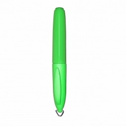 Green Mini Fluorescent Custom Highlighter w/ Keychain Clip