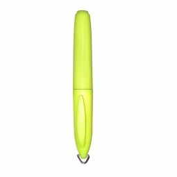 Yellow Mini Fluorescent Custom Highlighter w/ Keychain Clip