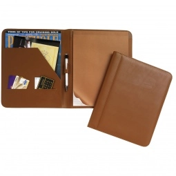Tan UltraHide Conference Promotional Notepad Holder 
