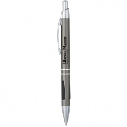 Gunmetal - Aluminum Comfort Grip Promotional Pen