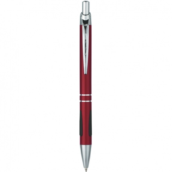 Burgundy - Aluminum Comfort Grip Promotional Pen
