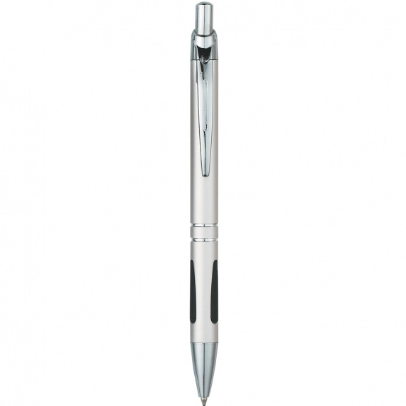 Silver - Aluminum Comfort Grip Promotional Pen