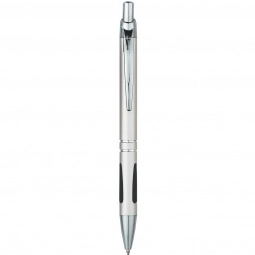 Silver - Aluminum Comfort Grip Promotional Pen