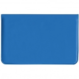 Medium Blue Standard Vinyl Fold-Over Custom Card Case