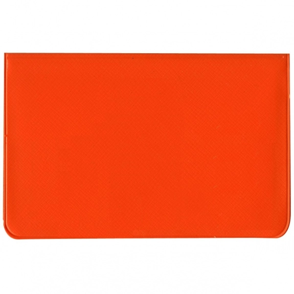 Orange Standard Vinyl Fold-Over Custom Card Case