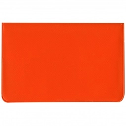 Orange Standard Vinyl Fold-Over Custom Card Case