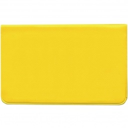 Yellow Standard Vinyl Fold-Over Custom Card Case