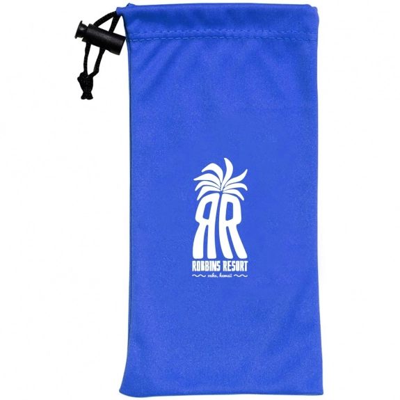 Blue Micro Clean Microfiber Promotional Pouch