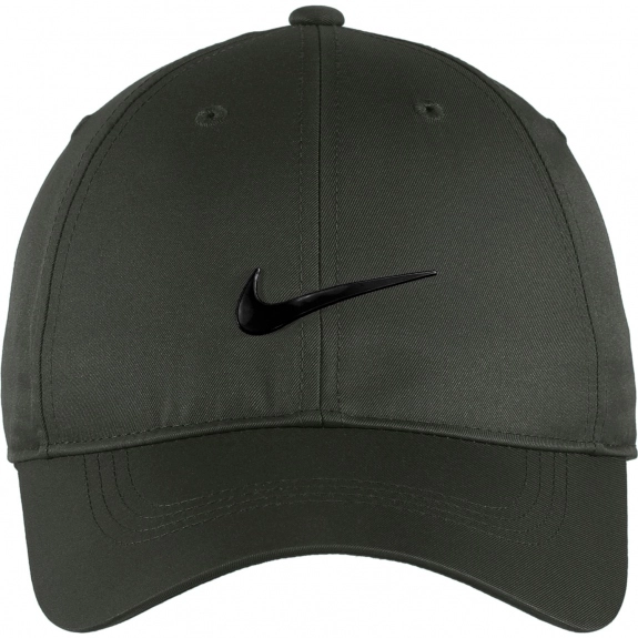 Anthracite Nike Golf Dri-FIT Swoosh Front Unstructured Custom Caps