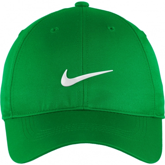 Lucky Green Nike Golf Dri-FIT Swoosh Front Unstructured Custom Caps