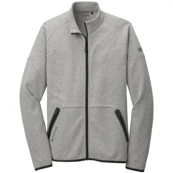 Aluminum Grey OGIO Endurance Origin Full Zip Custom Jackets - Women's
