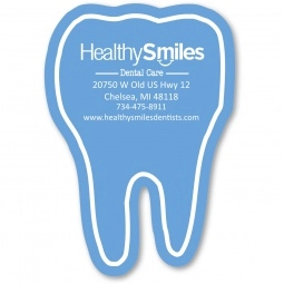 Full Color Specialty Shaped Logo Magnet - Tooth - 20 mil
