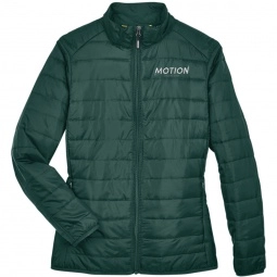 Core365 Prevail Packable Custom Puffer Jacket - Women's - Forest