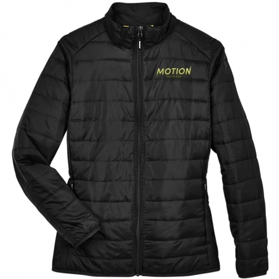 Core365 Prevail Packable Custom Puffer Jacket - Women's - Black