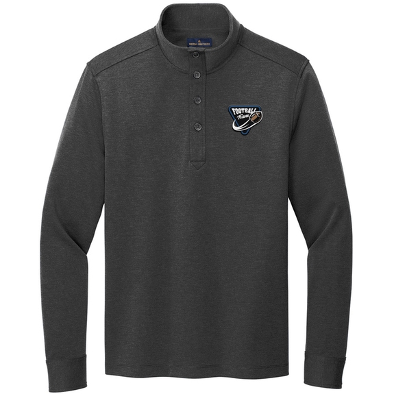 Windsor gray heather Brooks Brothers&#174; Mid-Layer Stretch Custom 1/2-But