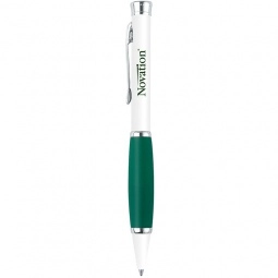Green Pearl Snuggle Custom Imprinted Pen