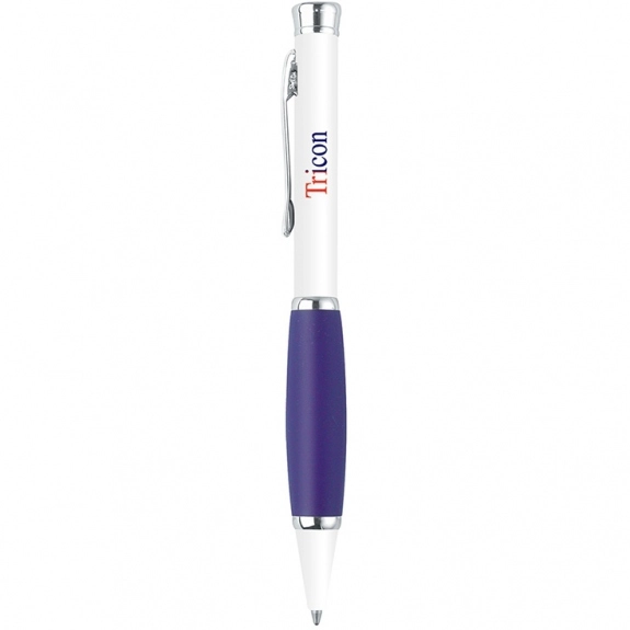 Purple Pearl Snuggle Custom Imprinted Pen
