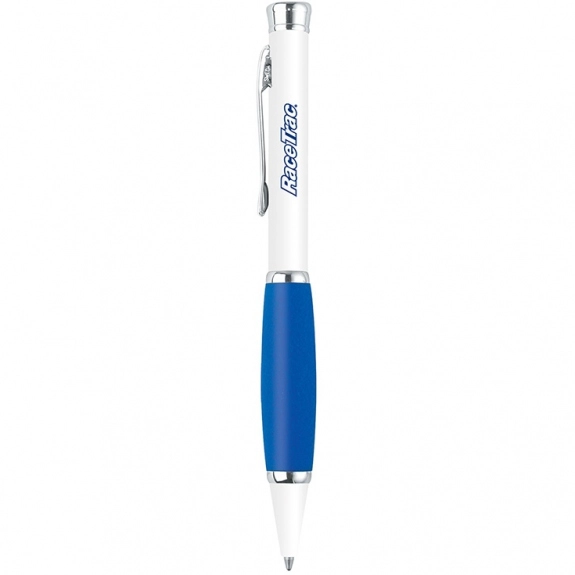 Blue Pearl Snuggle Custom Imprinted Pen