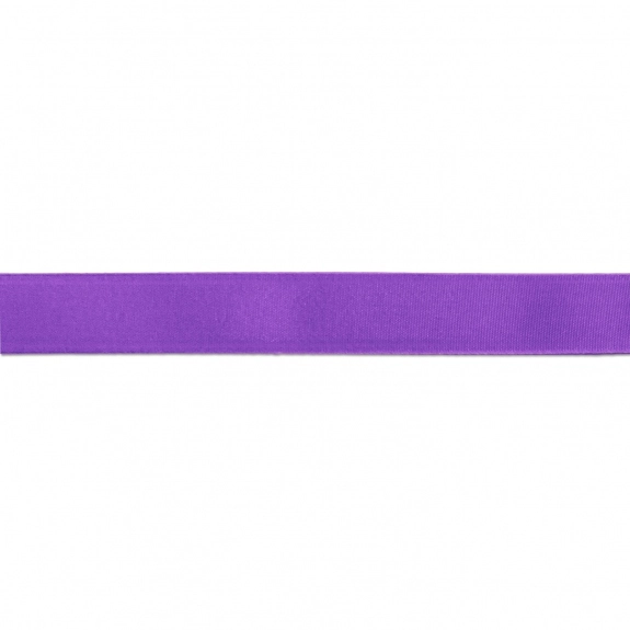 Purple Standard Satin Custom Imprinted Ribbon - 5/8" 100-yd roll