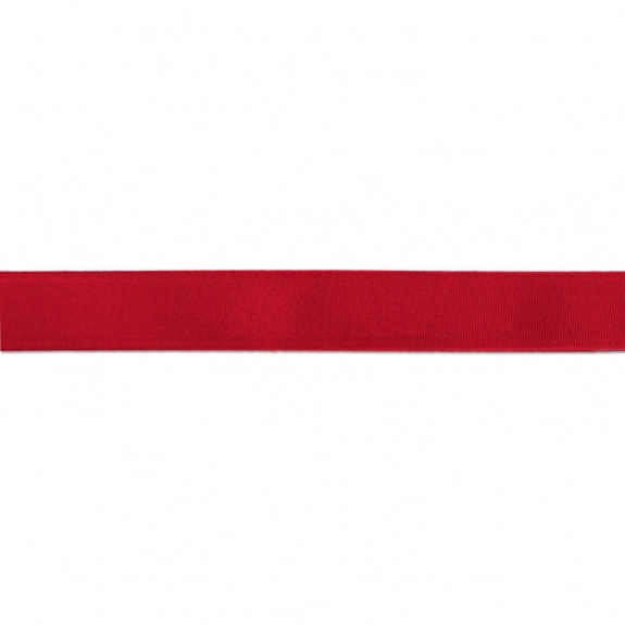 Red Standard Satin Custom Imprinted Ribbon - 5/8" 100-yd roll