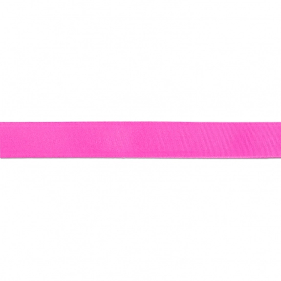 Bright Pink Standard Satin Custom Imprinted Ribbon - 5/8" 100-yd roll