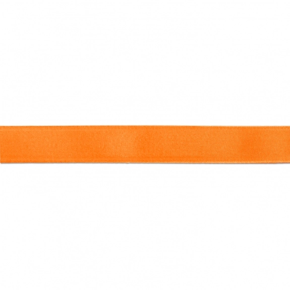Orange Standard Satin Custom Imprinted Ribbon - 5/8" 100-yd roll